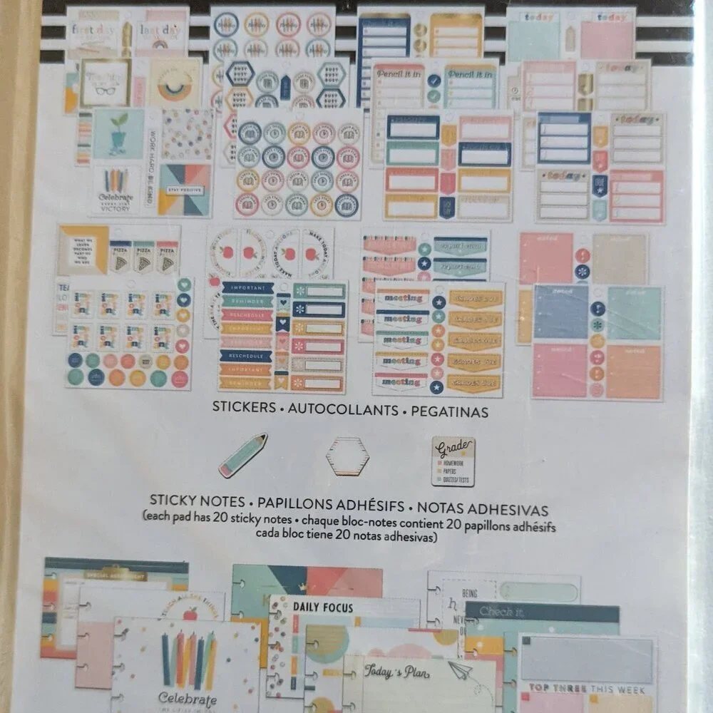 NWT Teacher Back to School 327pcs Happy Planner Sticker Multi Pack Stickers NEW
